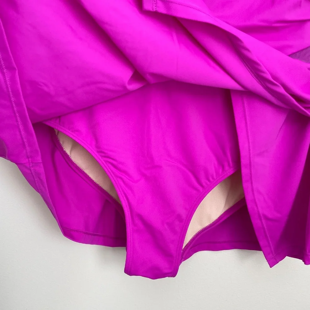 Swimdress with Mesh Cut Outs - Picture 6 of 7